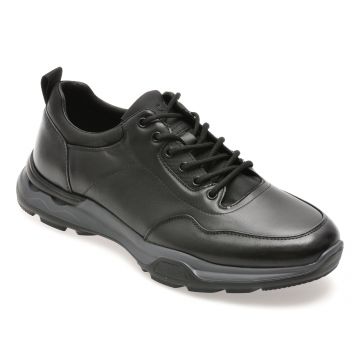 Pantofi sport EPICA negri, 58213, din piele naturala Pantofi sport EPICA negri, 58213, din piele naturala