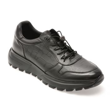 Pantofi sport EPICA negri, 9750, din piele naturala Pantofi sport EPICA negri, 9750, din piele naturala