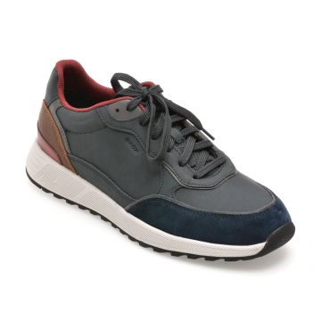Pantofi sport GEOX bleumarin, U55F1B, din piele naturala