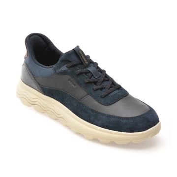 Pantofi sport GEOX bleumarin, U56MPA, din piele naturala