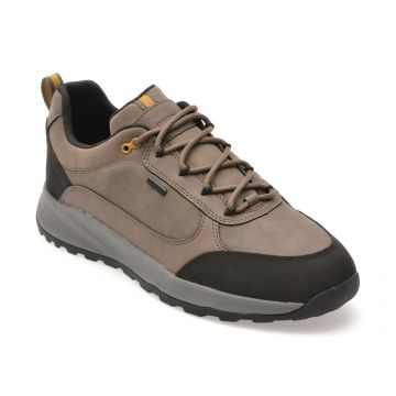 Pantofi sport GEOX gri, U55EZA, din piele ecologica