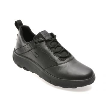 Pantofi sport GEOX negri, U46HFA, din piele naturala Pantofi sport GEOX negri, U46HFA, din piele naturala
