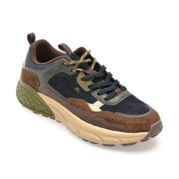 Pantofi sport JEEP bleumarin, M52070A, din piele naturala Pantofi sport JEEP bleumarin, M52070A, din piele naturala