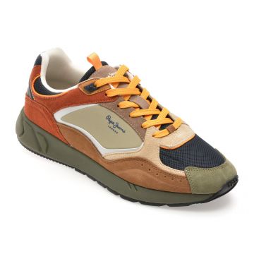 Pantofi sport PEPE JEANS multicolor, MS60002, din material textil