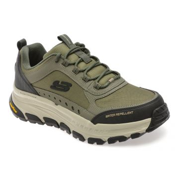 Pantofi sport SKECHERS kaki, D LUX TREKKER, din material textil