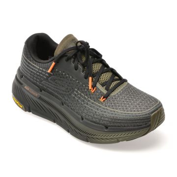 Pantofi sport SKECHERS kaki, MAX CUSHIONING PREMIER 2.0, din material textil Pantofi sport SKECHERS kaki, MAX CUSHIONING PREMIER 2.0, din material textil