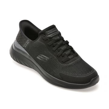Pantofi sport SKECHERS negri, BOUNDER 2.0, din material textil Pantofi sport SKECHERS negri, BOUNDER 2.0, din material textil