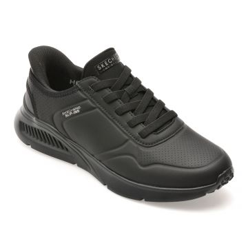 Pantofi sport SKECHERS negri, UNO LITE, din piele ecologica Pantofi sport SKECHERS negri, UNO LITE, din piele ecologica