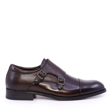 Pantofi tip Monk bărbați  Enzo Bertini Premium Collection maro din piele naturală 1090BP1653M Pantofi tip Monk bărbați  Enzo Bertini Premium Collection maro din piele naturală 1090BP1653M