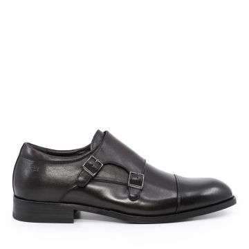 Pantofi tip Monk bărbați  Enzo Bertini Premium Collection negri din piele naturală 1090BP1653N Pantofi tip Monk bărbați  Enzo Bertini Premium Collection negri din piele naturală 1090BP1653N