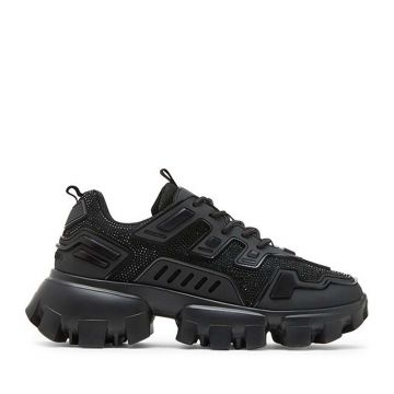 Sneakers bărbați Steve Madden Prize negri cu ștrasuri 1470BPPRIZE-RN Sneakers bărbați Steve Madden Prize negri cu ștrasuri 1470BPPRIZE-RN