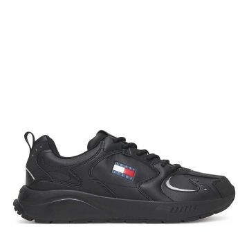 Sneakers bărbați Tommy Hilfiger negri cu logo 3410BP1621N Sneakers bărbați Tommy Hilfiger negri cu logo 3410BP1621N