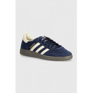 adidas Originals sneakers din piele Hanball Spezial culoarea albastru marin, IF7087 adidas Originals sneakers din piele Hanball Spezial culoarea albastru marin, IF7087