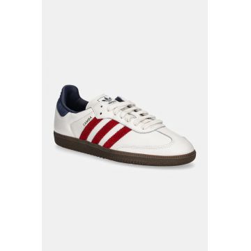 adidas Originals sneakers din piele Samba OG culoarea alb, IH4881 adidas Originals sneakers din piele Samba OG culoarea alb, IH4881