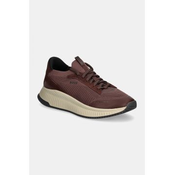 BOSS sneakers Mono culoarea bordo, 50523113 BOSS sneakers Mono culoarea bordo, 50523113