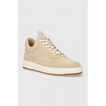Filling Pieces sneakers din piele intoarsă Low Top Ripple Suede culoarea bej, 10122791919 Filling Pieces sneakers din piele intoarsă Low Top Ripple Suede culoarea bej, 10122791919
