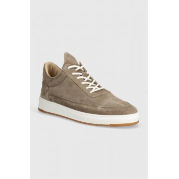 Filling Pieces sneakers din piele intoarsă Low Top Ripple Suede culoarea bej, 25122799988 Filling Pieces sneakers din piele intoarsă Low Top Ripple Suede culoarea bej, 25122799988
