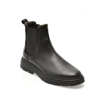 Ghete CLARKS negre, BADBURY EASY, din piele naturala Ghete CLARKS negre, BADBURY EASY, din piele naturala
