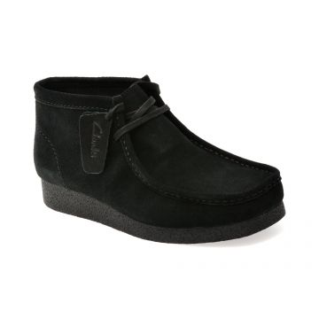 Ghete CLARKS negre, WALLABEE EVO BT, din piele intoarsa Ghete CLARKS negre, WALLABEE EVO BT, din piele intoarsa