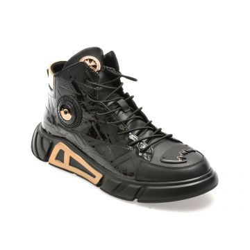 Ghete GRYXX negre, 851351, din piele naturala Ghete GRYXX negre, 851351, din piele naturala