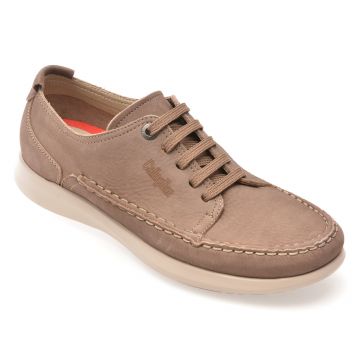 Mocasini CALLAGHAN gri, 62200, din nabuc