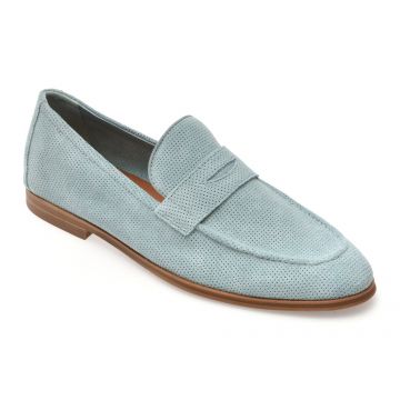 Mocasini eleganti ALDO albastri, JOURNEY 451, din piele intoarsa Mocasini eleganti ALDO albastri, JOURNEY 451, din piele intoarsa