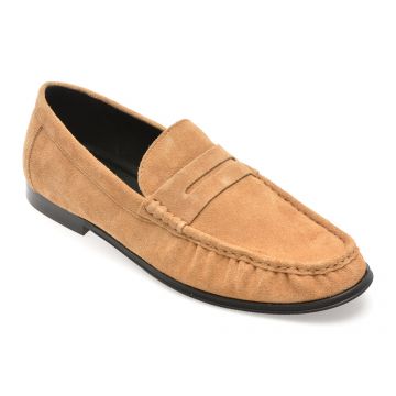 Mocasini eleganti ALDO maro, SPEAKEASY 237, din piele intoarsa