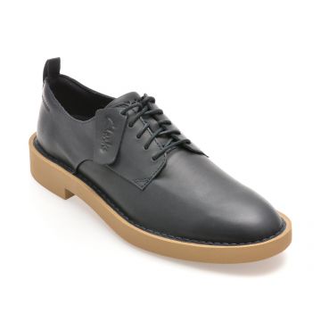 Pantofi CLARKS bleumarin, MARTOCK LACE, din piele naturala