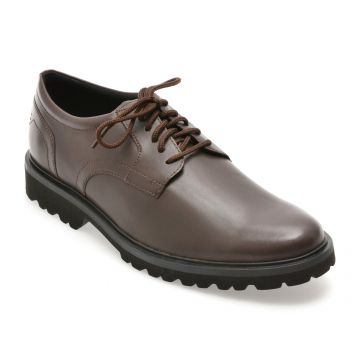 Pantofi CLARKS maro, BERWICK LACE, din piele naturala Pantofi CLARKS maro, BERWICK LACE, din piele naturala