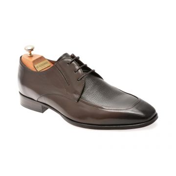 Pantofi eleganti LE COLONEL maro, 72501, din piele naturala