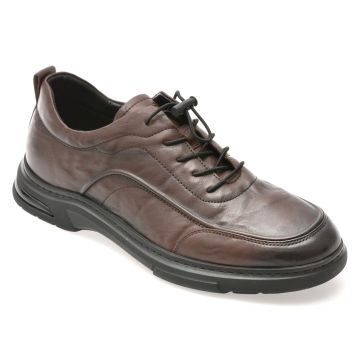 Pantofi OTTER maro, 37361, din piele naturala