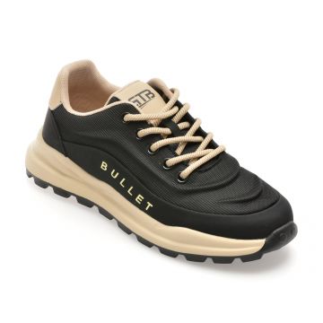 Pantofi sport BITE THE BULLET negri, 7171, din material textil Pantofi sport BITE THE BULLET negri, 7171, din material textil