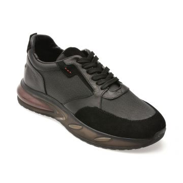 Pantofi sport BITE THE BULLET negri, 7717, din piele naturala Pantofi sport BITE THE BULLET negri, 7717, din piele naturala