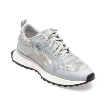 Pantofi sport BOSS albi, 3195, din material textil