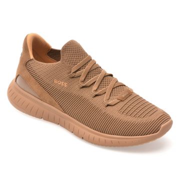 Pantofi sport BOSS maro, 2130, din material textil