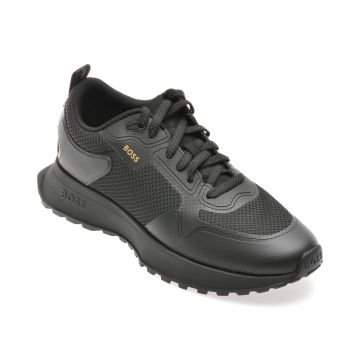 Pantofi sport BOSS negri, 3195, din material textil