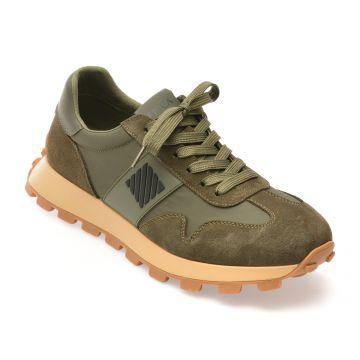 Pantofi sport EPICA verzi, 110016, din material textil