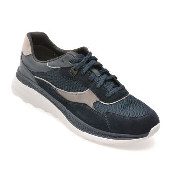 Pantofi sport GEOX bleumarin, U55HUA, din material textil