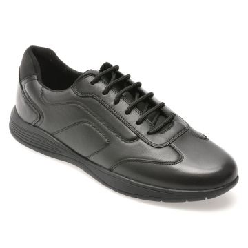 Pantofi sport GEOX negri, U45BXD, din piele naturala
