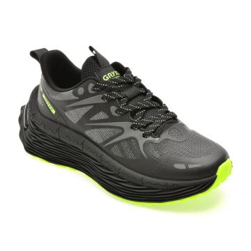 Pantofi sport GRYXX negri, F6011, din material textil Pantofi sport GRYXX negri, F6011, din material textil