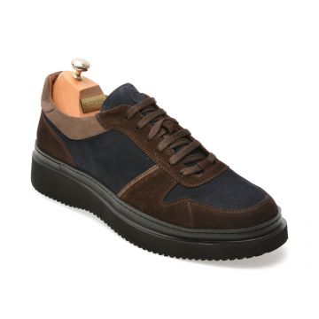 Pantofi sport LE COLONEL maro, 64845, din piele intoarsa Pantofi sport LE COLONEL maro, 64845, din piele intoarsa