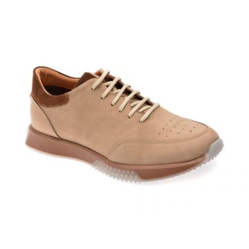 Pantofi sport OTTER bej, 3194, din nabuc