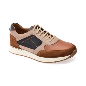 Pantofi sport OTTER maro, 31352, din piele naturala