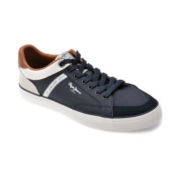 Pantofi sport PEPE JEANS bleumarin, KENTON STAGE, din material textil