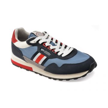 Pantofi sport PEPE JEANS bleumarin, KINGSTON HERITAGE, din material textil
