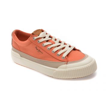 Pantofi sport PEPE JEANS roz, BEN WASH, din material textil