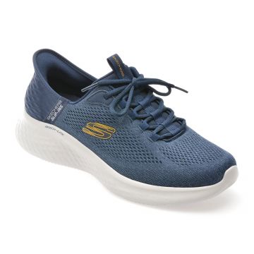 Pantofi sport SKECHERS bleumarin, SKECH-LITE PRO, din material textil