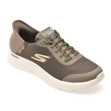 Pantofi sport SKECHERS gri, GO WALK FLEX, din material textil Pantofi sport SKECHERS gri, GO WALK FLEX, din material textil