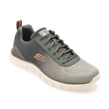 Pantofi sport SKECHERS gri, TRACK, din material textil