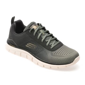 Pantofi sport SKECHERS kaki, TRACK, din material textil